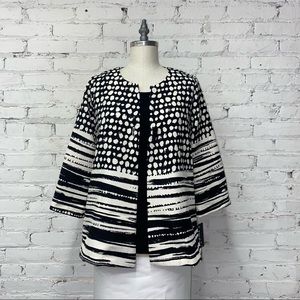 2453 Yushi Printed Jacket - Cream